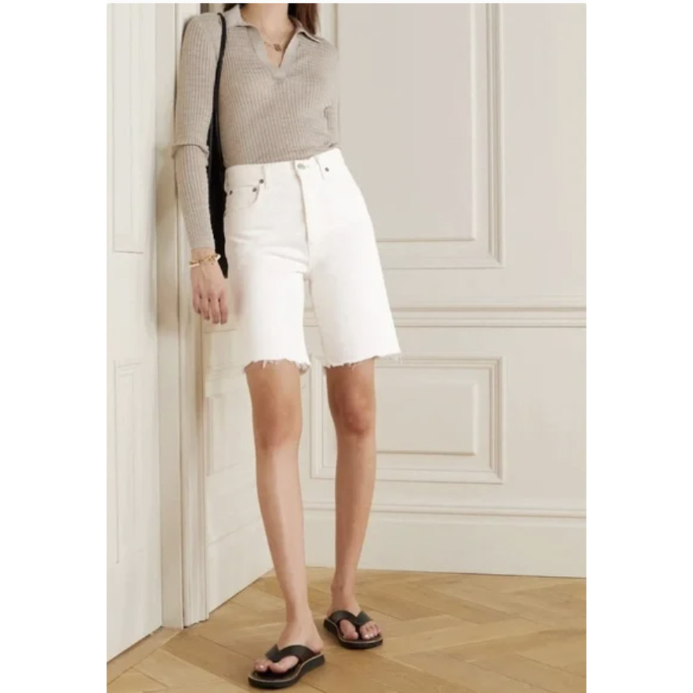 Agolde 90's Pinch Waist Short 27 Porcelain NEW